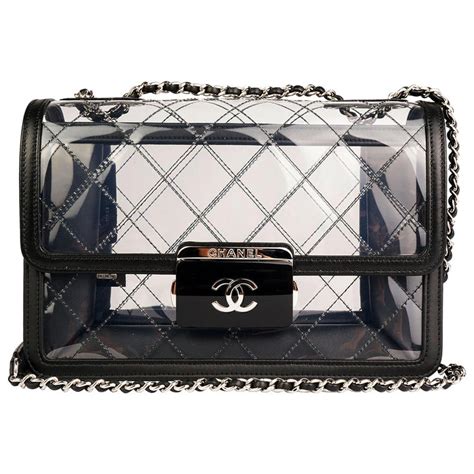 chanel transparent handbag|clutch bag Chanel price.